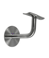 Edelstahl Handlaufhalter Set HLH 1101 gewölbte...