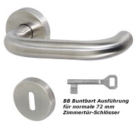 Edelstahl Türbeschlag 1578 A Ute R BB Türklinke Türgriffe Türdrücker