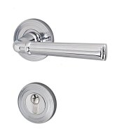 Türbeschlag 1664 Bellevue R PZ Chrom Türdrücker Türklinke Türgriffe
