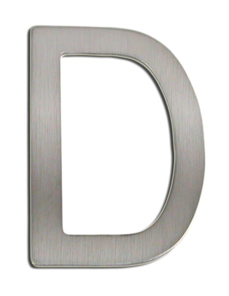 Hausnummer Buchstaben D Edelstahl 100 mm Ziffer Türbeschriftung