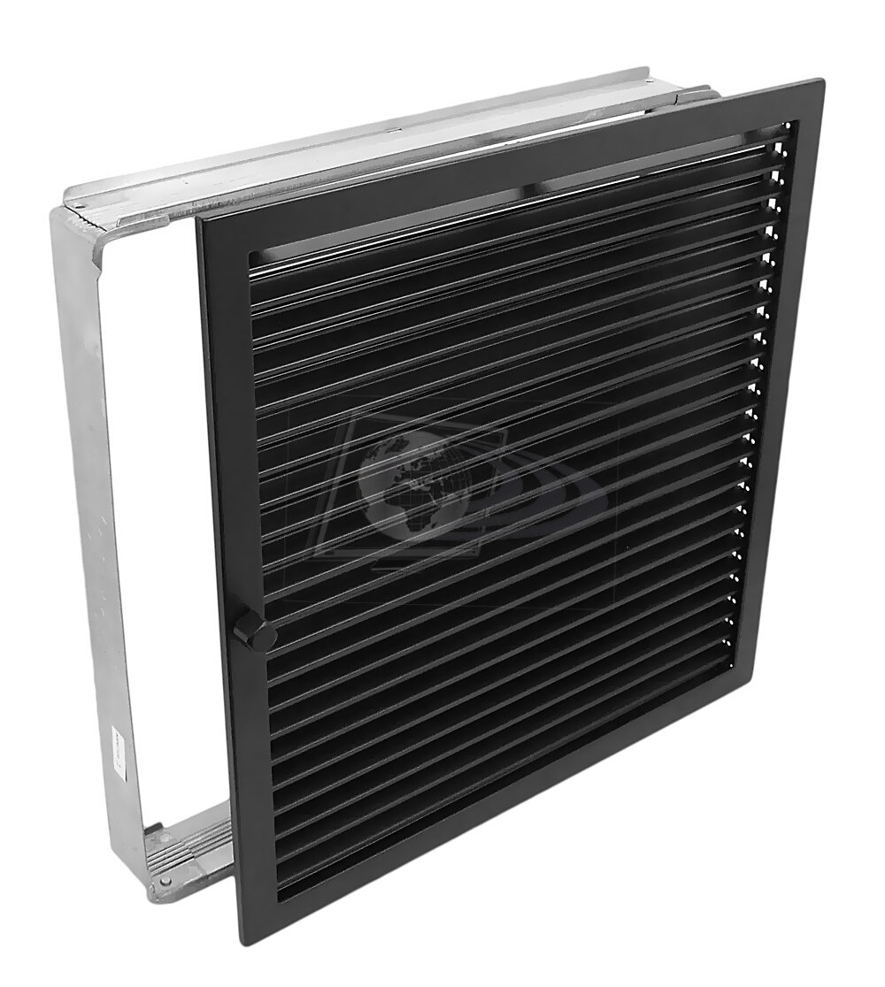 Lüftungsgitter Preisliste Schwarz Belüftung Grille 450mm X 450mm Mit Fliegengitter Lüftungsgitter 450x450mm