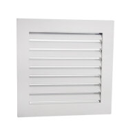 Kaltluftgitter KG 2020 W Lüftungsgitter Weiss 200 x 200mm Zuluft Abluftgitter