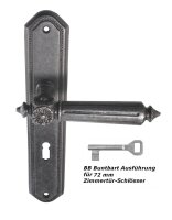 Türbeschlag Antike LS Antik Grau BB Türklinke