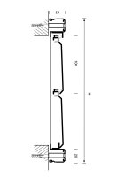 Überdruck Abluftgitter LG-2616 RAA Lamellengitter Alu 255 x 155mm Lüftungsgitter