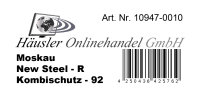 Edelstahl Türbeschlag Mo - New Steel Kombischutz HS-92 Kn/Dr ES1 Türklinke