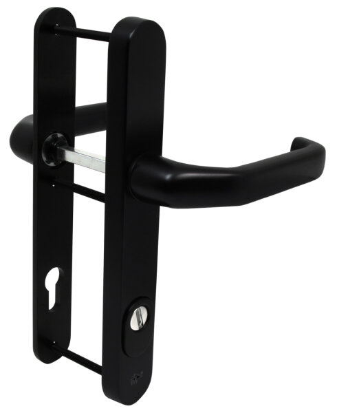 Schmalrahmen Schutzbeschlag SRG 3799 Schwarz Dr-Dr 92 ES2 Türdrücker Türklinke