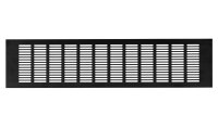 Lüftungsgitter LG-5012 BL-SG Schwarz eloxiert...