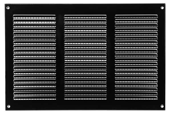 Lüftungsgitter LG-3020 BL Schwarz 300 x 200 Fliegengitter Abluftgitter