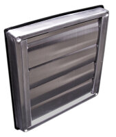 Edelstahl Überdruck Abluftgitter Inox DIN 100 - 125...